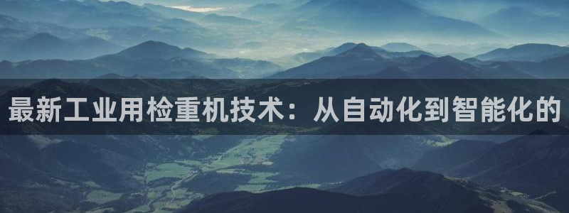 顺盈2娱乐主管刘判官333OO：最新工业用检重机技术：从自动