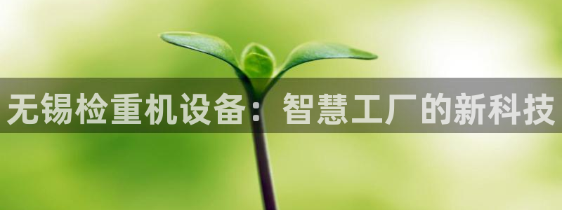 顺盈平台娱乐怎么样：无锡检重机设备：智慧工厂的新科技