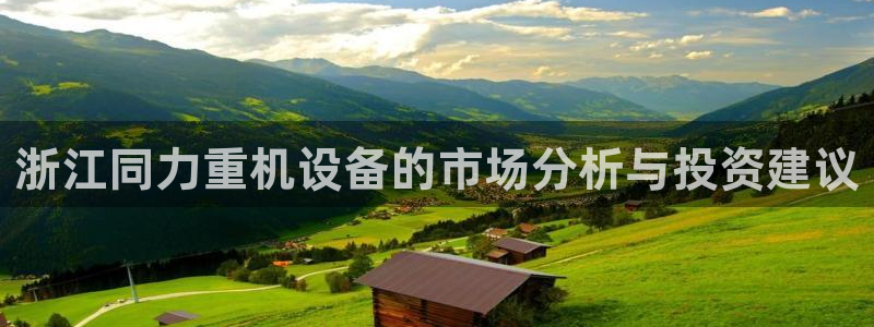 顺盈娱乐登录地址在哪看：浙江同力重机设备的市场分析与投资建议
