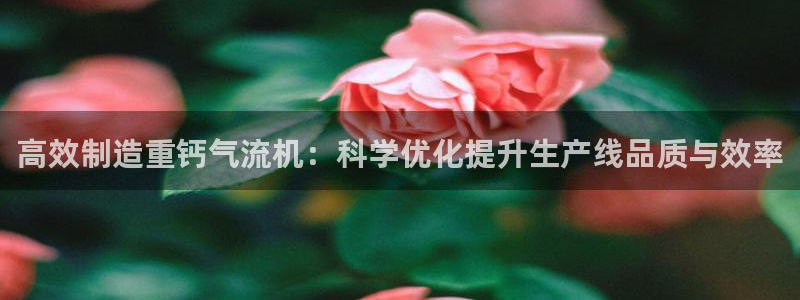 顺盈2娱乐注册问一问：高效制造重钙气流机：科学优化提升生产线