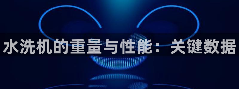 清远顺盈娱乐公司地址：水洗机的重量与性能：关键数据