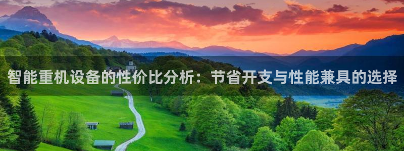 清远顺盈娱乐怎么样啊：智能重机设备的性价比分析：节省开支与性